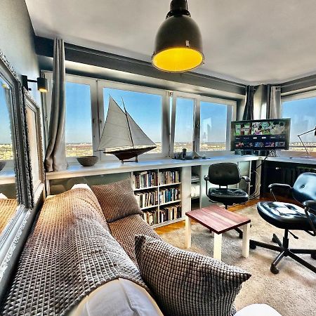 Super Apartament Grey Centrum 2X Metro Fast Wifi 300 Mbs Netflix Appletv Smarttv Spotify Panorama Miasta Warszawa Eksteriør billede