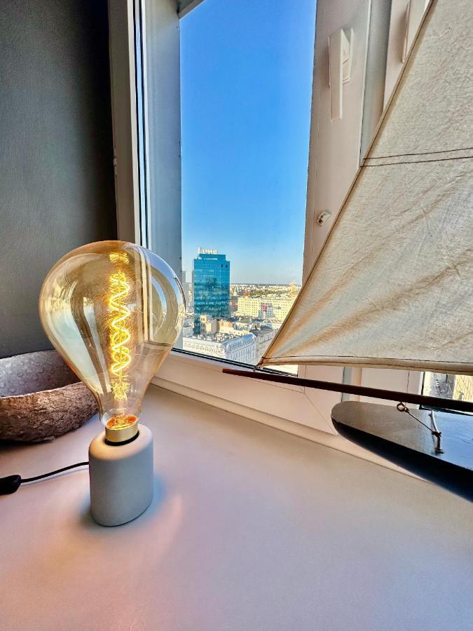 Super Apartament Grey Centrum 2X Metro Fast Wifi 300 Mbs Netflix Appletv Smarttv Spotify Panorama Miasta Warszawa Eksteriør billede