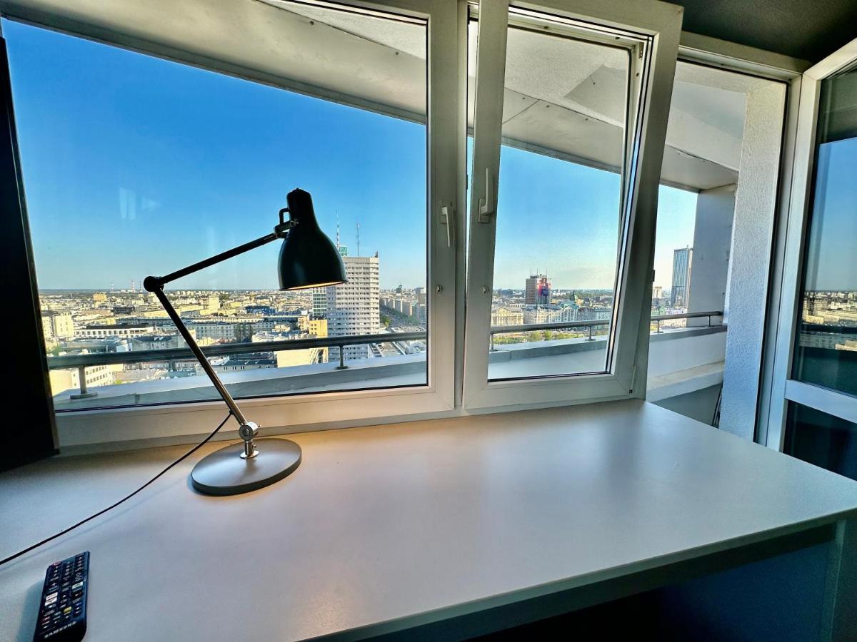 Super Apartament Grey Centrum 2X Metro Fast Wifi 300 Mbs Netflix Appletv Smarttv Spotify Panorama Miasta Warszawa Eksteriør billede