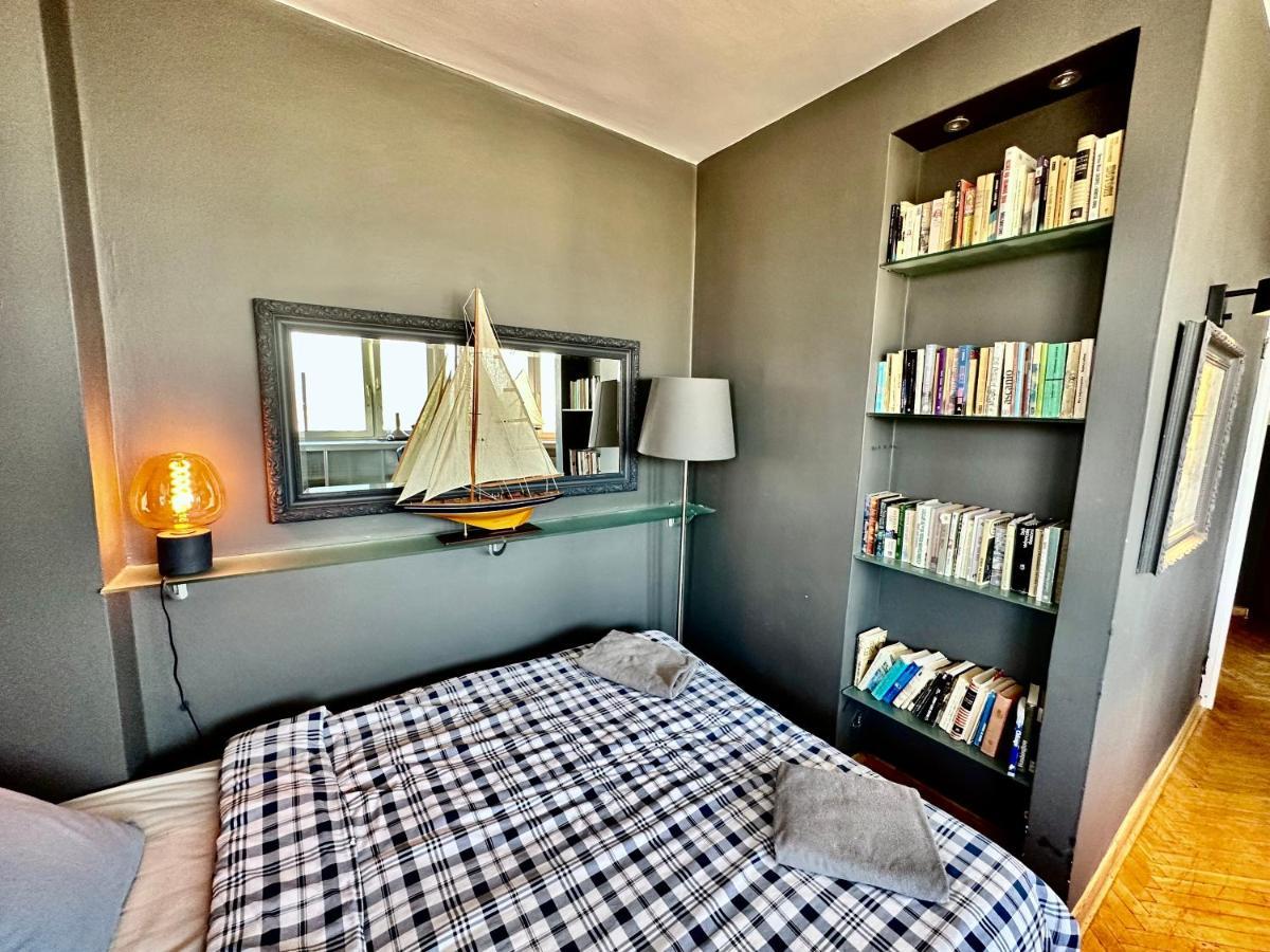 Super Apartament Grey Centrum 2X Metro Fast Wifi 300 Mbs Netflix Appletv Smarttv Spotify Panorama Miasta Warszawa Eksteriør billede