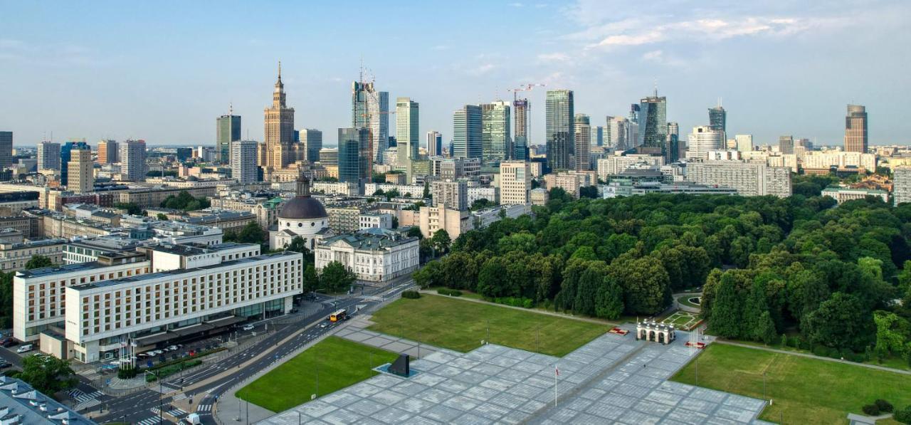 Super Apartament Grey Centrum 2X Metro Fast Wifi 300 Mbs Netflix Appletv Smarttv Spotify Panorama Miasta Warszawa Eksteriør billede