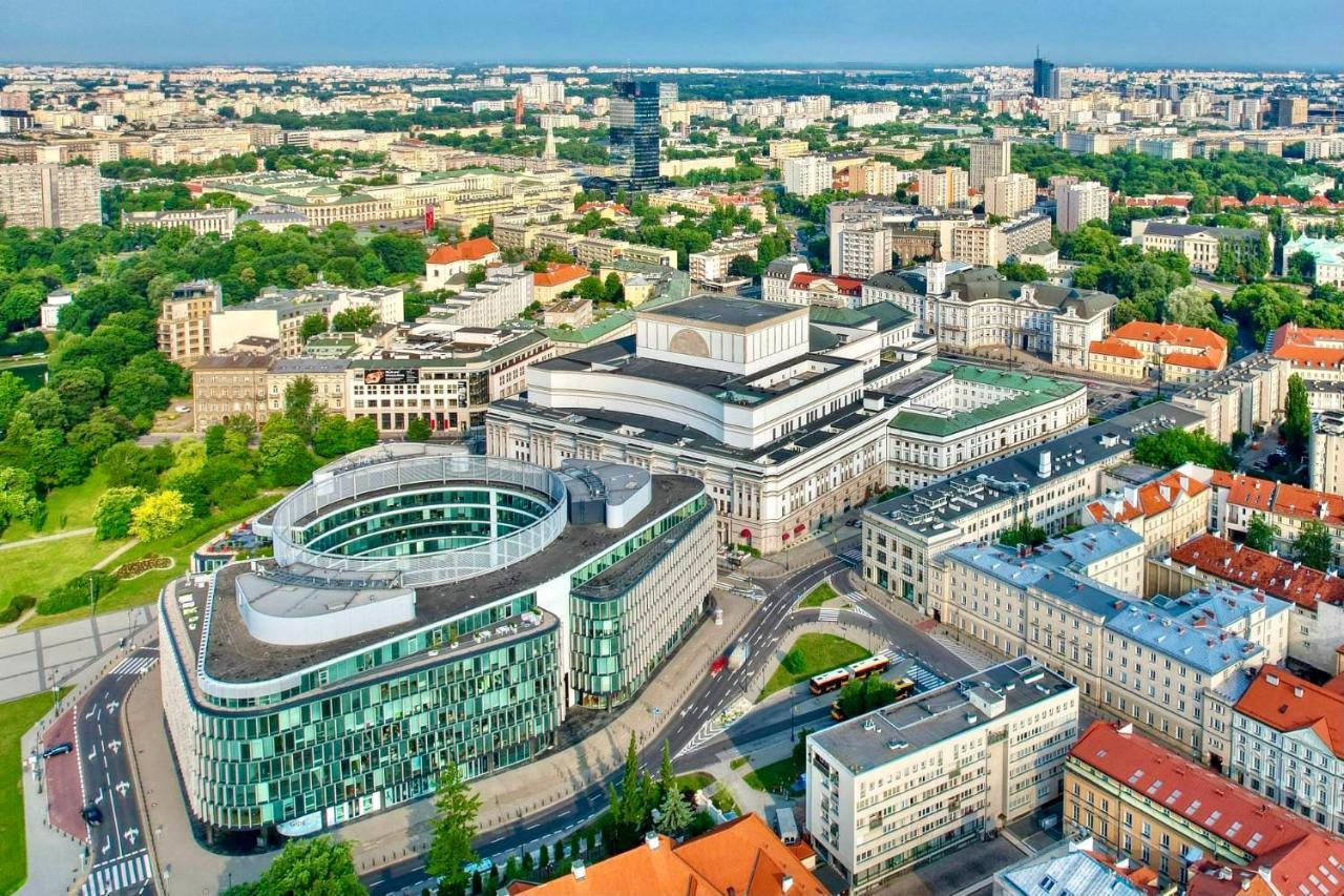 Super Apartament Grey Centrum 2X Metro Fast Wifi 300 Mbs Netflix Appletv Smarttv Spotify Panorama Miasta Warszawa Eksteriør billede