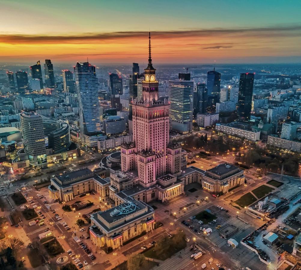 Super Apartament Grey Centrum 2X Metro Fast Wifi 300 Mbs Netflix Appletv Smarttv Spotify Panorama Miasta Warszawa Eksteriør billede