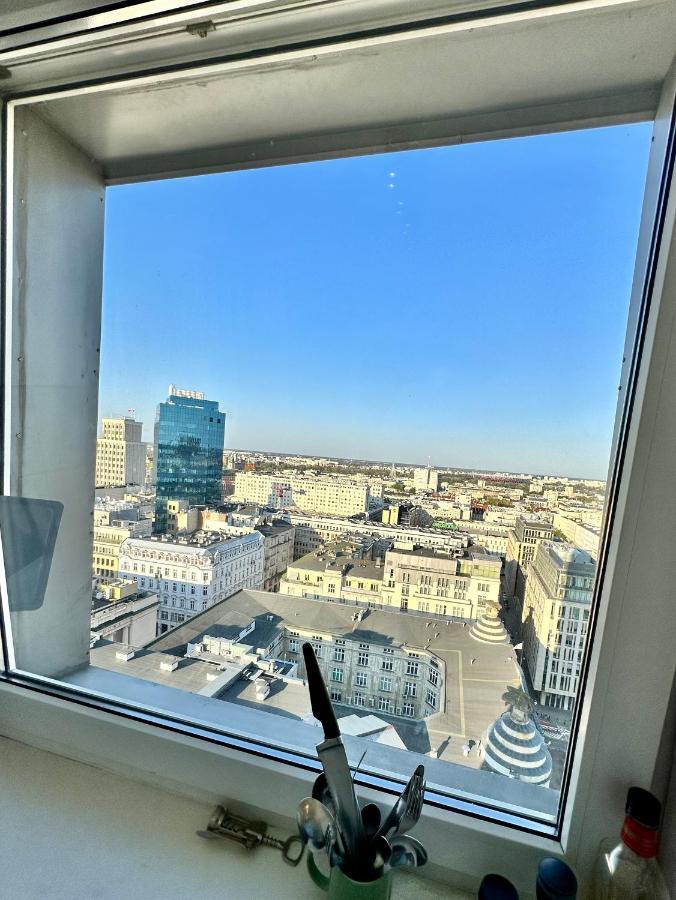 Super Apartament Grey Centrum 2X Metro Fast Wifi 300 Mbs Netflix Appletv Smarttv Spotify Panorama Miasta Warszawa Eksteriør billede