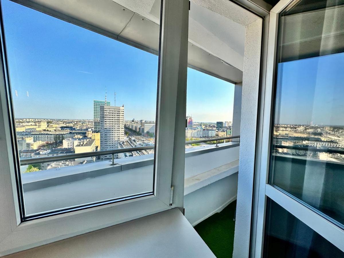 Super Apartament Grey Centrum 2X Metro Fast Wifi 300 Mbs Netflix Appletv Smarttv Spotify Panorama Miasta Warszawa Eksteriør billede
