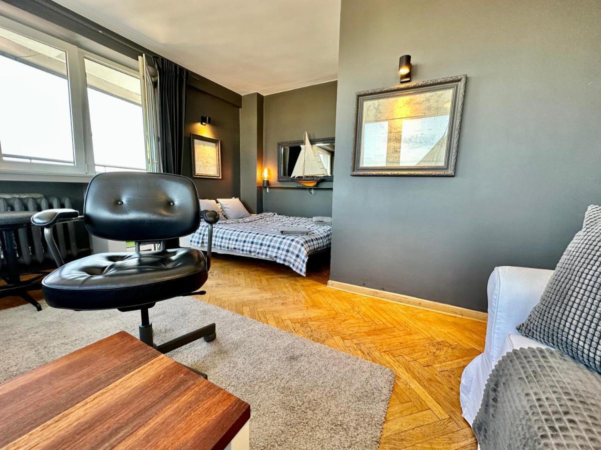 Super Apartament Grey Centrum 2X Metro Fast Wifi 300 Mbs Netflix Appletv Smarttv Spotify Panorama Miasta Warszawa Eksteriør billede